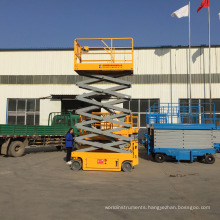 hydraulic trolley scissor lift platform